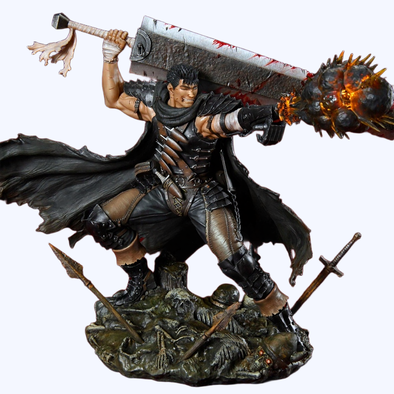 Guts;Black Swordsman 石像 Berserk - Guts - Black Swordsman Ver. (Medicos Entertainment