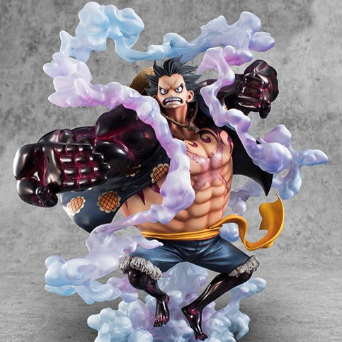 luffy gear 4 megahouse One Piece - Monkey D. Luffy - Excellent Model - Portrait Of Pirates "SA-MAXIMUM"