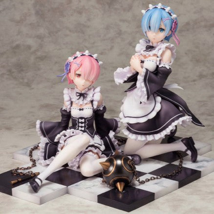 Re:Zero cheapest Rem and Ram Anime Figure