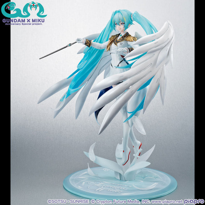 【Pré-encomenda】Personagens Piapro - Shin Kidou Senki Gundam Wing Endless Waltz - Hatsune Miku - Projeto especial de aniversário de Gundam x Miku - Lucrea - Wing Gundam Zero EW (MegaHouse)