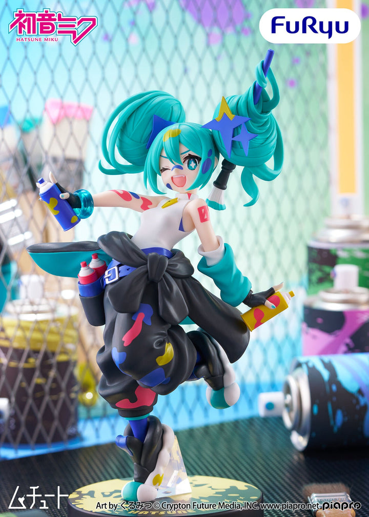 Piapro Characters - Hatsune Miku - Muchute - Paint Girl, Another Color ver. (FuRyu)