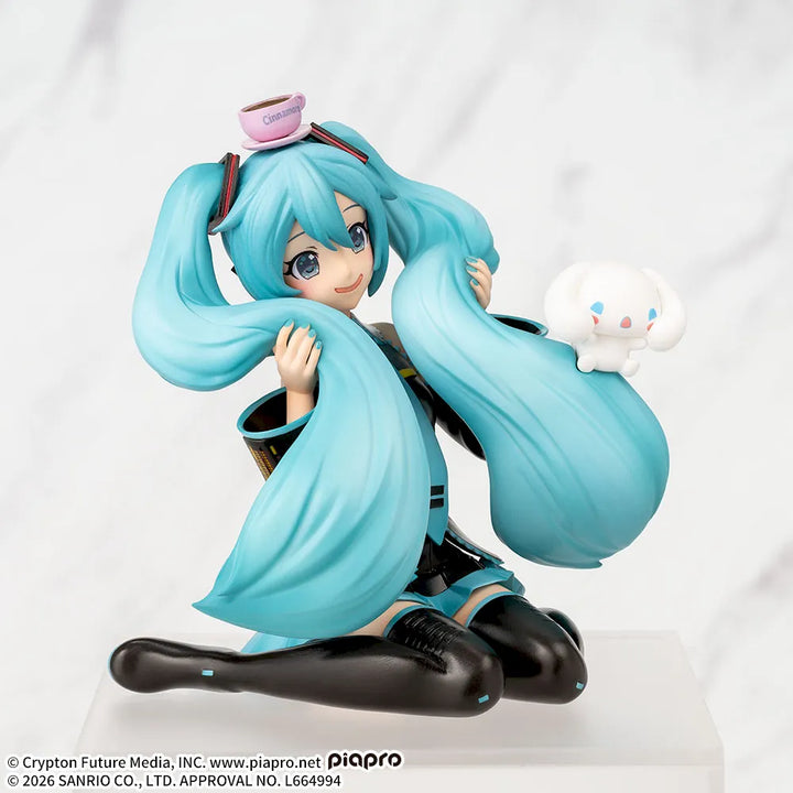 Cinnamoroll - Piapro Characters - Hatsune Miku - Hatsune Miku x Cinnamoroll - Premium Chokonose Figure - Mofutto ver. (Sega Fave)
