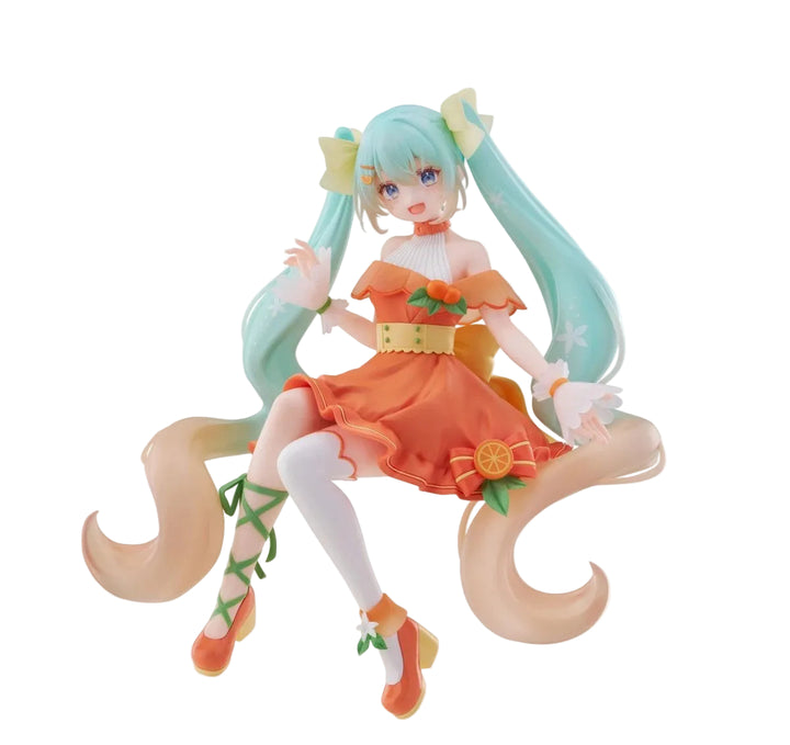 Piapro Characters - Hatsune Miku - Furyu Kuji - Furyu Kuji Hatsune Miku Citrus Miku (A Prize) - Noodle Stopper Figure (FuRyu)