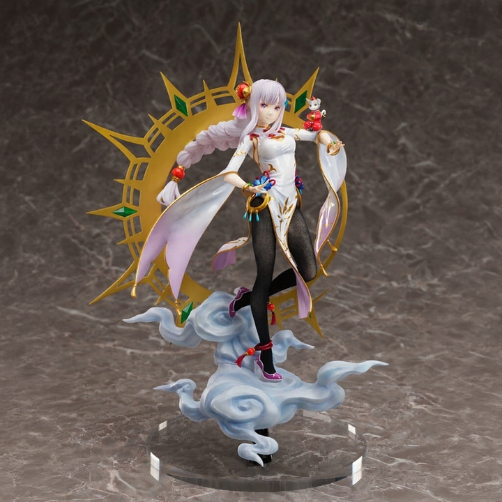 Re:ZERO -Starting Life in Another World - Emilia - Puck - F:Nex - China Dress Ver. (FuRyu)