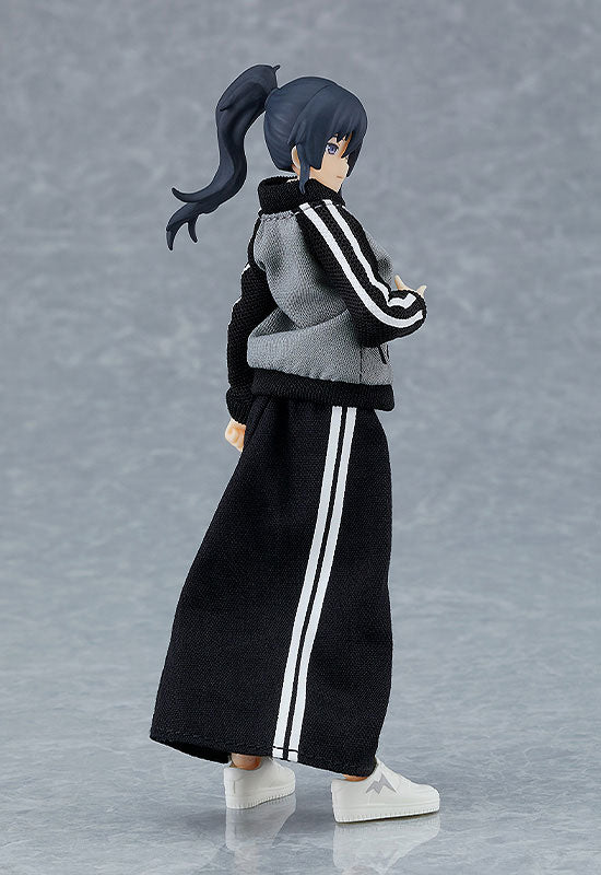 Original - Figma (#601) - figma Styles - Makoto - with Tracksuit + Tracksuit Skirt Outfit (Max Factory)