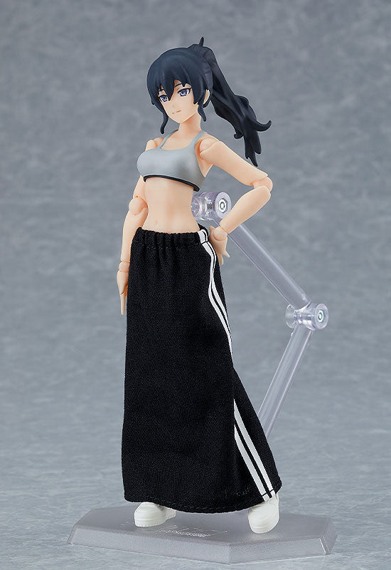 Original - Figma (#601) - figma Styles - Makoto - with Tracksuit + Tracksuit Skirt Outfit (Max Factory)