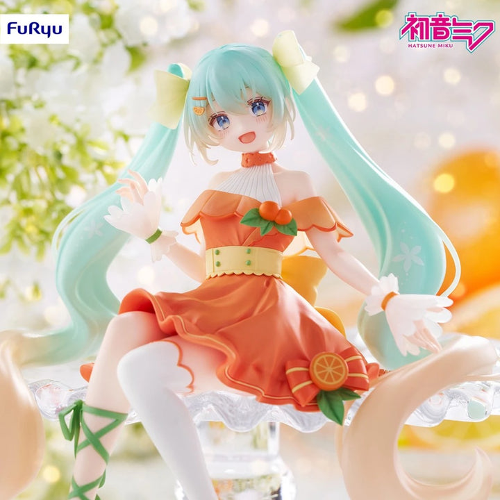 Piapro Characters - Hatsune Miku - Furyu Kuji - Furyu Kuji Hatsune Miku Citrus Miku (A Prize) - Noodle Stopper Figure (FuRyu)