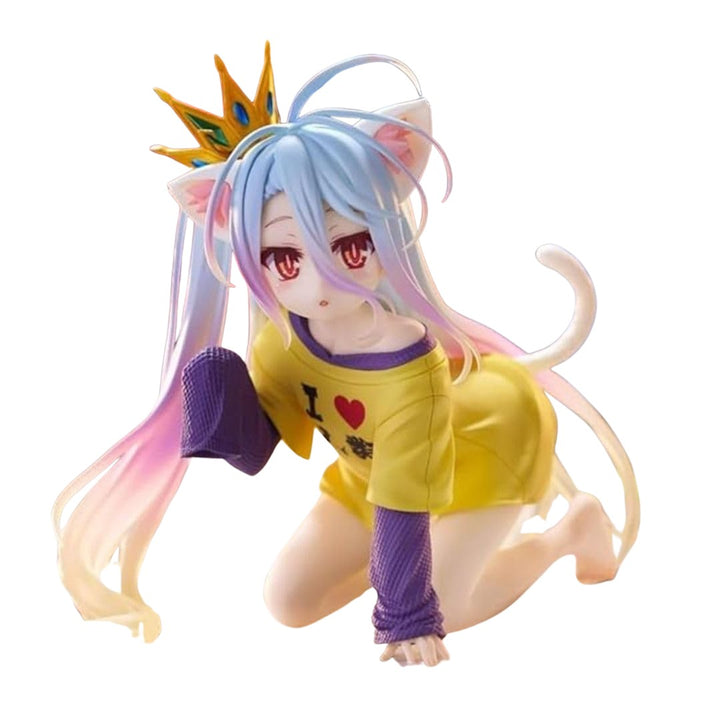No Game No Life - Shiro - Desktop Cute - Nekomimi T-Shirt ver. (Taito)