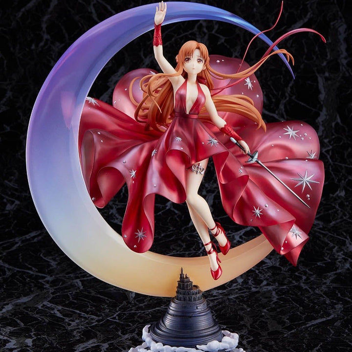 AlphaSatellite_eStream-SwordArtOnlineProgressiveAriaofaStarlessNight-Asuna-ShibuyaScrambleFigure-CrystalDressVer