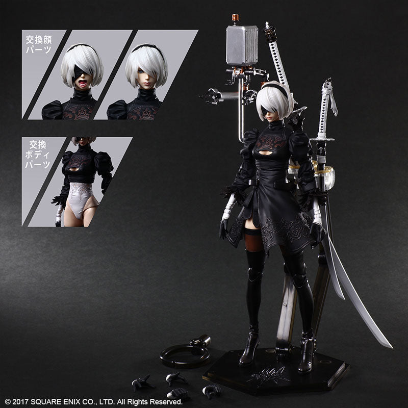 NieR - Pod 042 - YoRHa No. 2 Type B - Play Arts Kai - DX Edition (Square Enix)