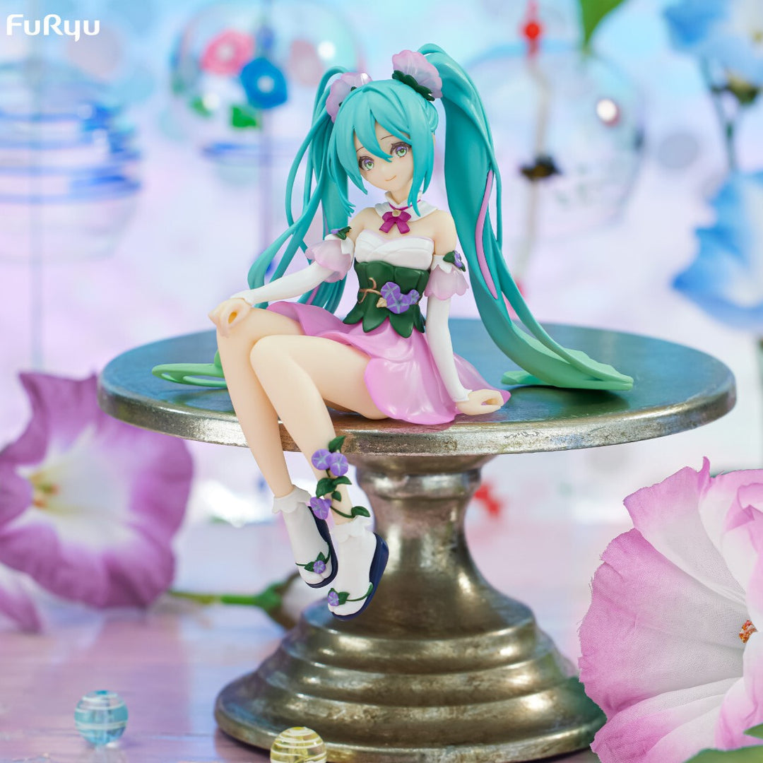 FuRyu-PiaproCharacters-HatsuneMiku-FlowerFairy-NoodleStopperFigure-Asagao_Pinkver