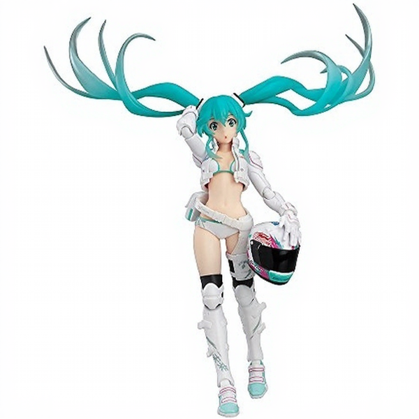 Bonne course de sourire - Hatsune Miku - Figma (#250) - EV Mirai ver., Racing 2014 (Max Factory)