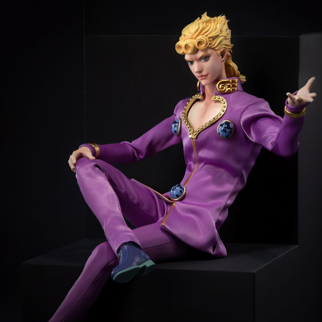 【Forhåndsbestilling】 JoJo's Bizarre Adventure: Golden Wind - Giorno Giovanna - FigZero (ThreeZero)