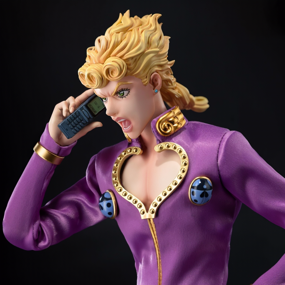 【Forhåndsbestilling】 JoJo's Bizarre Adventure: Golden Wind - Giorno Giovanna - FigZero (ThreeZero)