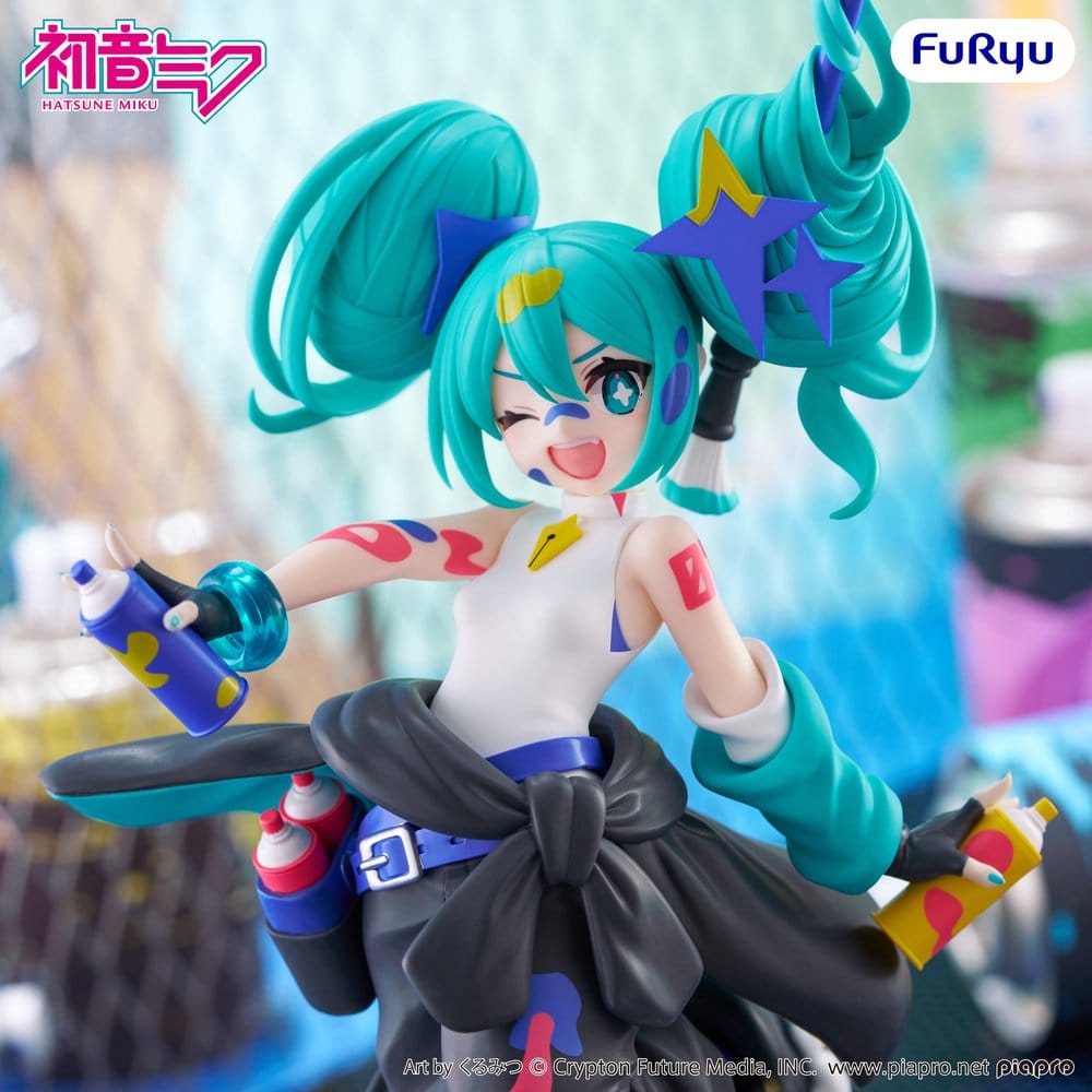 Piapro Characters - Hatsune Miku - Muchute - Paint Girl, Another Color ver. (FuRyu)
