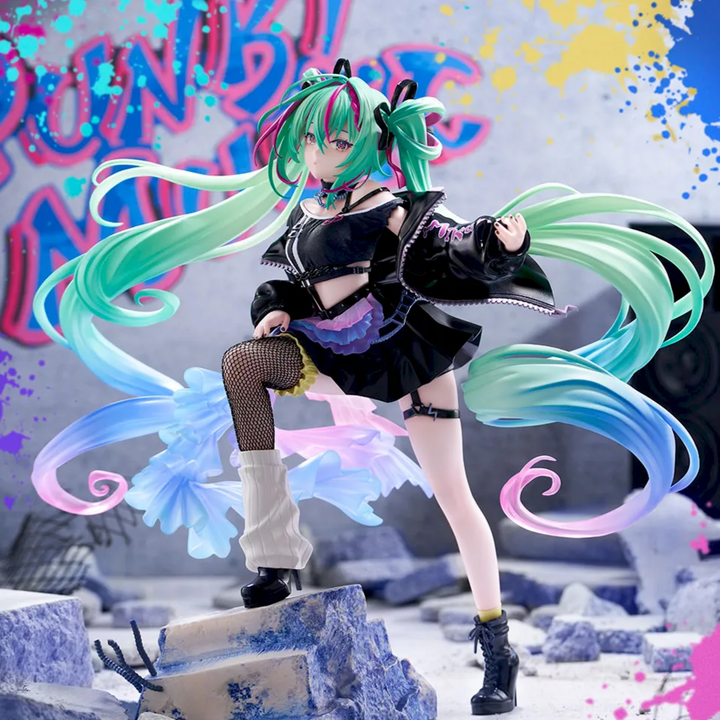 【Vorbestellung】Piapro-Charaktere - Hatsune Miku - Figurizm Alpha - Punk! (Sega-Favorit)