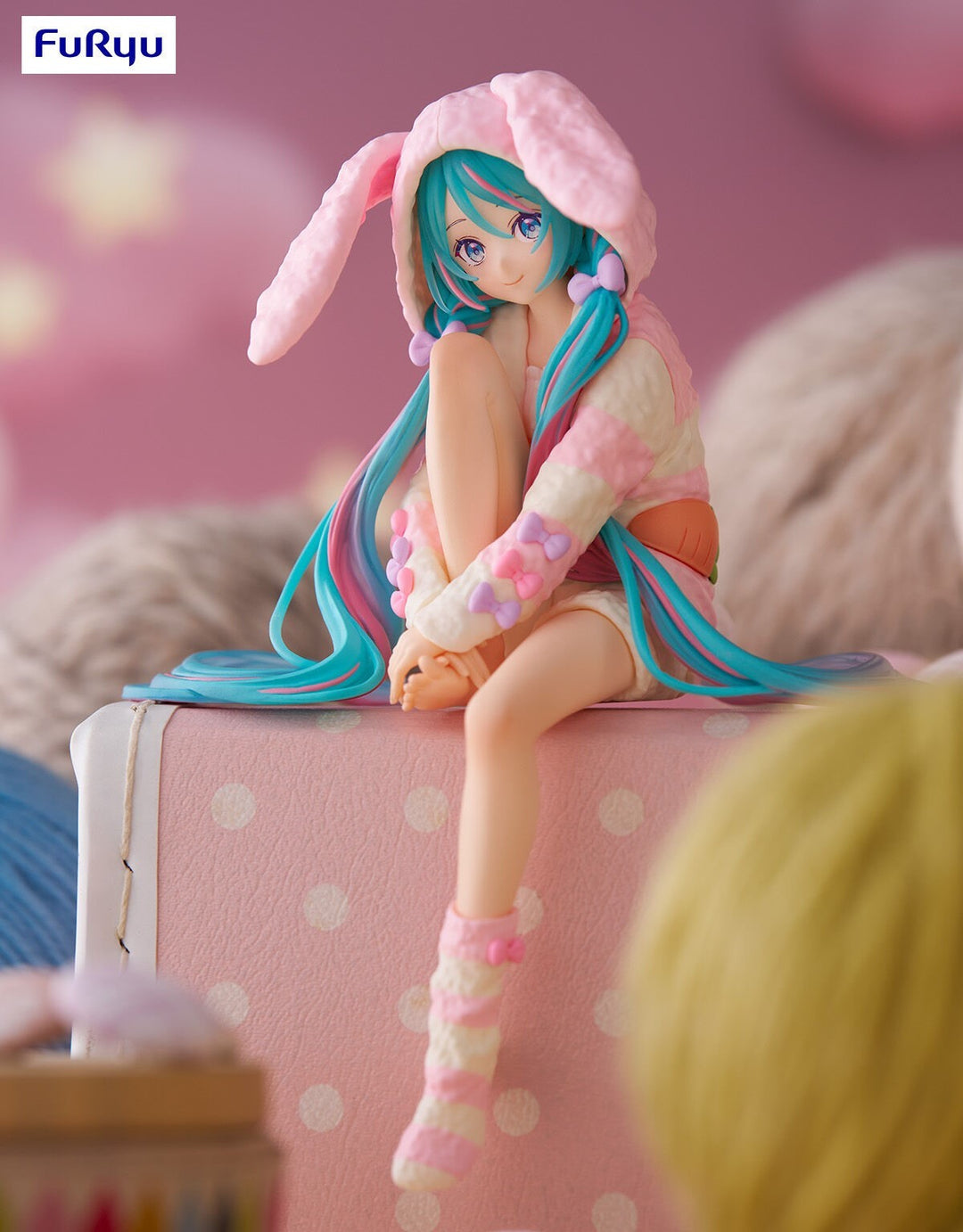 PiaproCharacters-HatsuneMiku-NoodleStopperFigure-UsamimiPajama_FuRyu