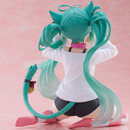 Vocaloid - Hatsune Miku - Desktop fofo - camiseta nekomimi ver Vocaloid - Hatsune Miku - Desktop fofo - camiseta nekomimi ver