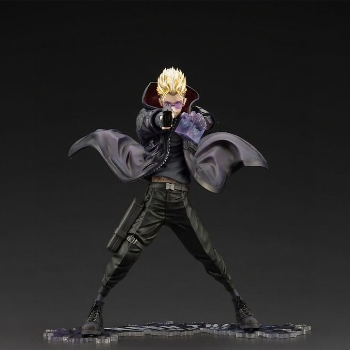 TRIGUN Stampede - Vash The Stampede - ArtFX J - Gunman i Black-, Trigun Stampede Ver. (Kotobukiya)