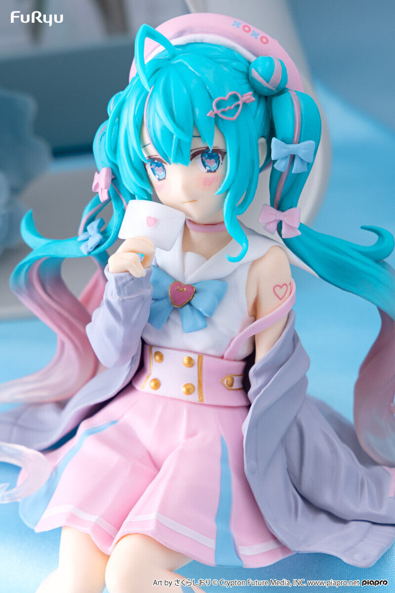Piapro Characters - Hatsune Miku - Noodle Stopper Figure - Koisuru Sailor Fuku, Gray ver. (FuRyu)