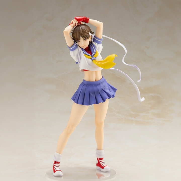 Street Fighter Zero 3 - Kasugano Sakura - Statua di Bishoujo - Street Fighter X Bishoujo (Kotobukiya)