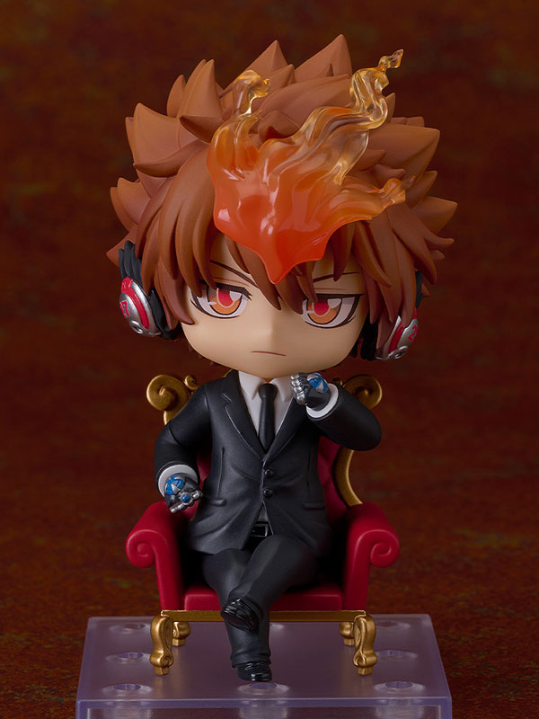 Katekyou Hitman REBORN! - Natsu - Sawada Tsunayoshi - Nendoroid (#2950) - Black Suit Ver. (Good Smile Company, Orange Rouge)