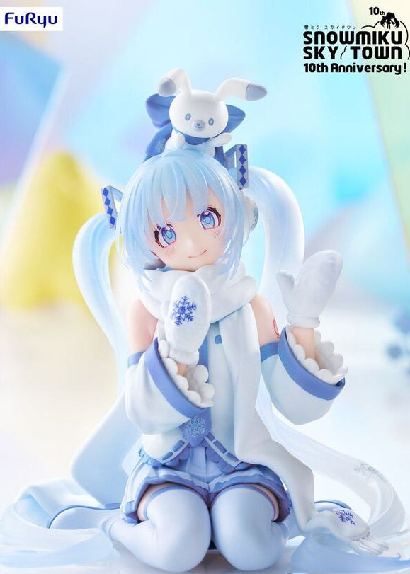Piapro Characters - Hatsune Miku - Rabbit Yukine - Noodle Stopper Figure - Snow, Sky Town ver. (FuRyu)