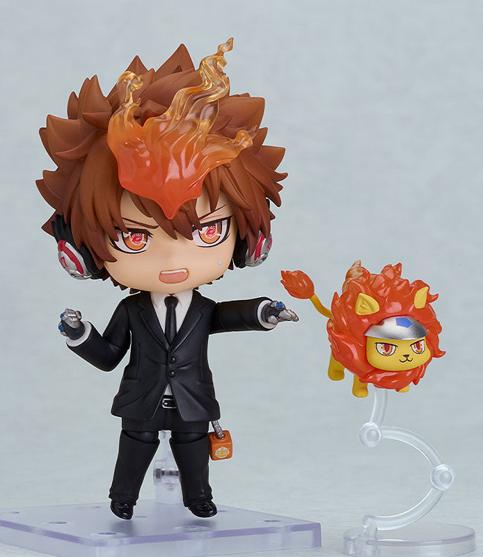 Katekyou Hitman REBORN! - Natsu - Sawada Tsunayoshi - Nendoroid (#2950) - Black Suit Ver. (Good Smile Company, Orange Rouge)