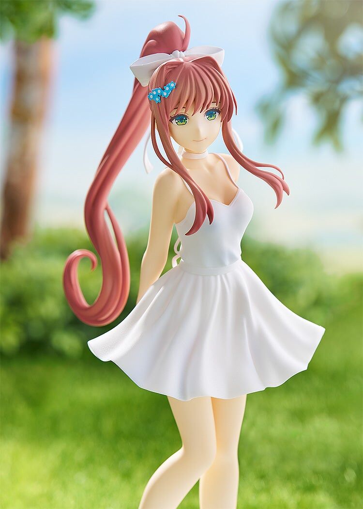 Club di letteratura Doki Doki! - Monika - Parata pop-up - Abito bianco ver. (Good Smile Company)