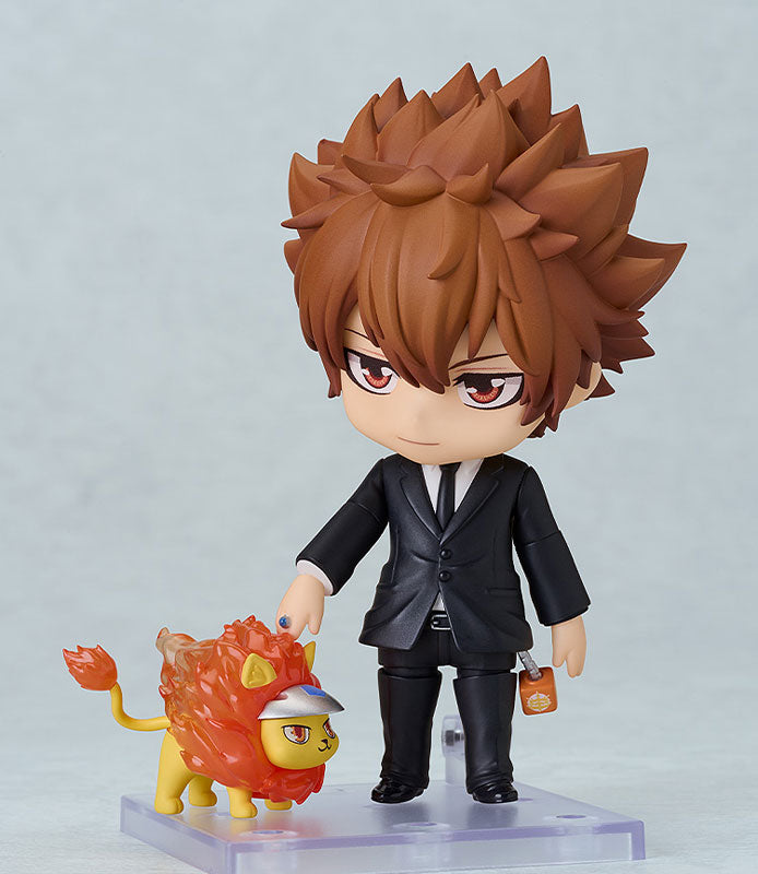 Katekyou Hitman REBORN! - Natsu - Sawada Tsunayoshi - Nendoroid (#2950) - Black Suit Ver. (Good Smile Company, Orange Rouge)