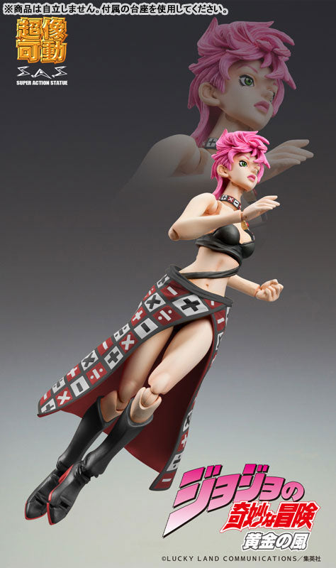 Jojo no Kimyou na Bouken - Ougon no Kaze - Trish Una - Super Action Statue - Ver. Black (Medicos Entertainment)