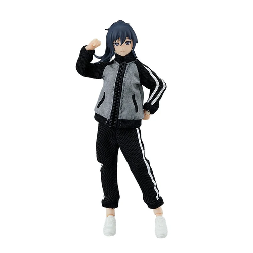 Original - Figma (#601) - figma Styles - Makoto - with Tracksuit + Tracksuit Skirt Outfit (Max Factory)