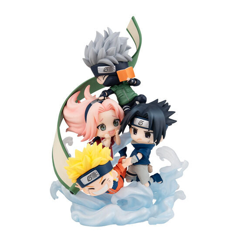 Naruto - Haruno Sakura - Hatake Kakashi - Uchiha Sasuke - Uzumaki Naruto - FigUnity (MegaHouse)