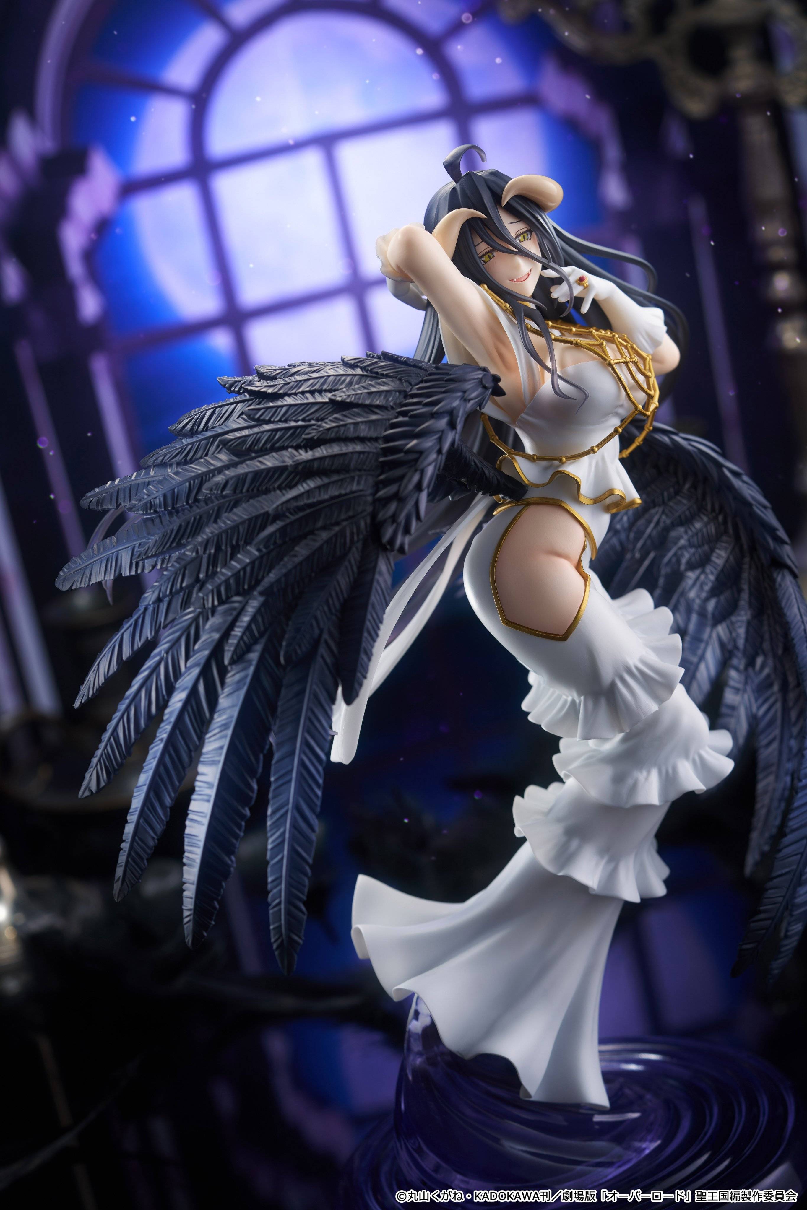 ALBEDO ハコあに TA-20GVTA フィギュアディスプレイ Overlord - Albedo - T-most - - Junpaku no Akuma Ver. (Taito)