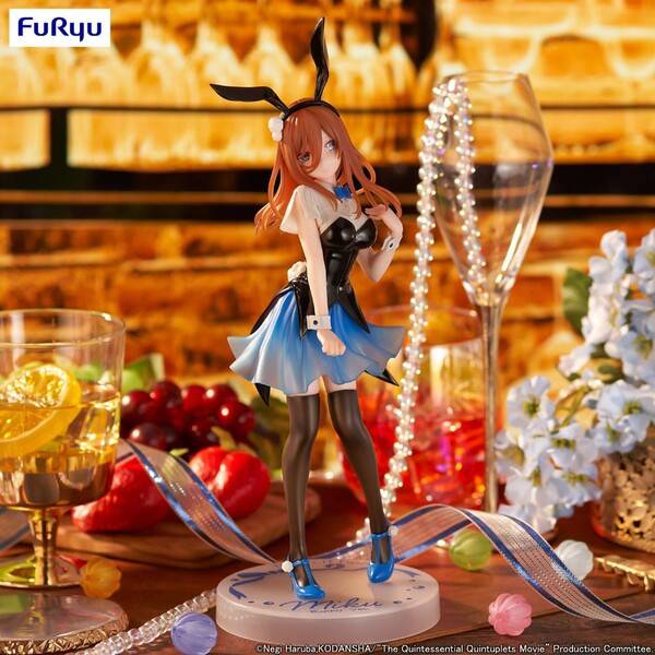 Eiga Gotoubun no Hanayome - Nakano Miku - Trio-Try-iT Figure - Bunny ver. (FuRyu)